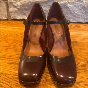 Donald J. Pliner Dark Burgundy Heels